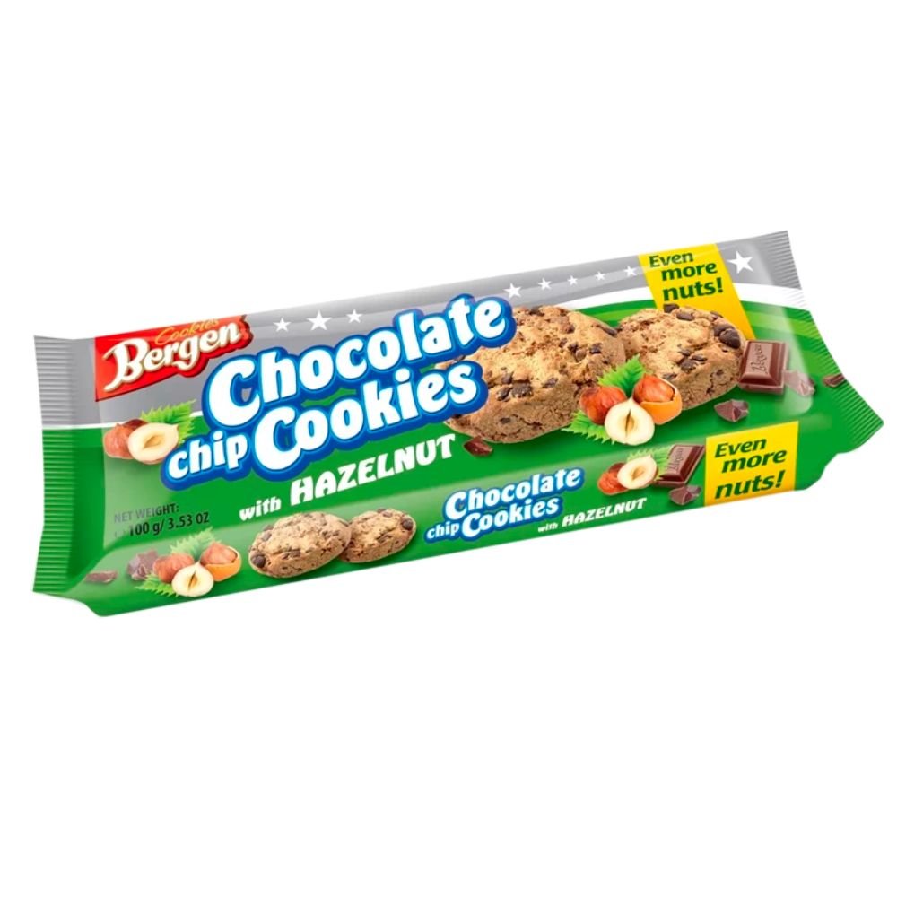 Bergen Chocolate Chip Hazelnut Cookies 1 pack