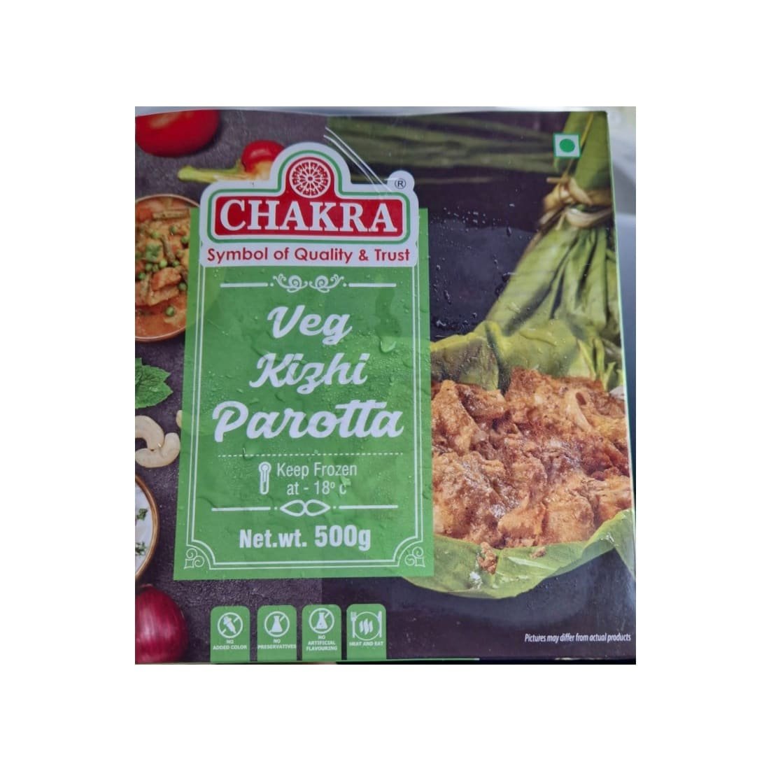Chakra Veg Kizhi Parotta 1 pack