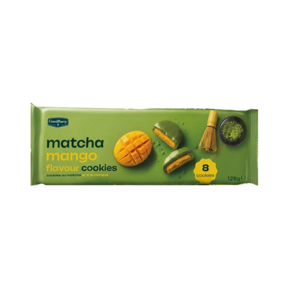 Goodburry Matcha Mangocookies 1 pack