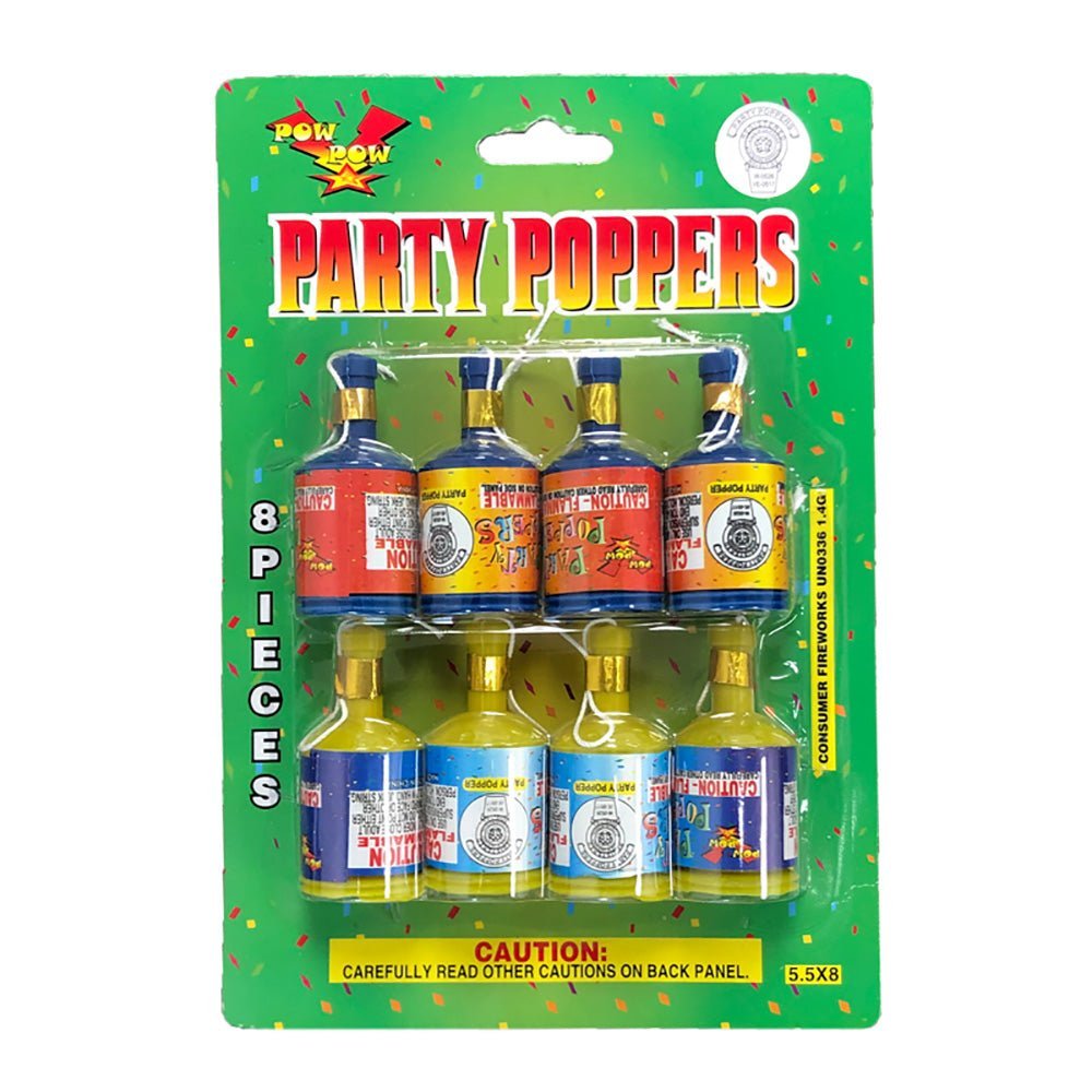 Partypoppers 8P Partypack
