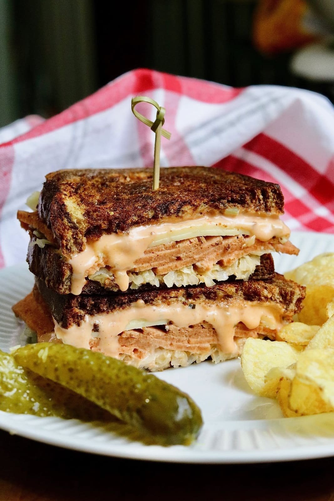 Vegan Rye Bread Sandwich